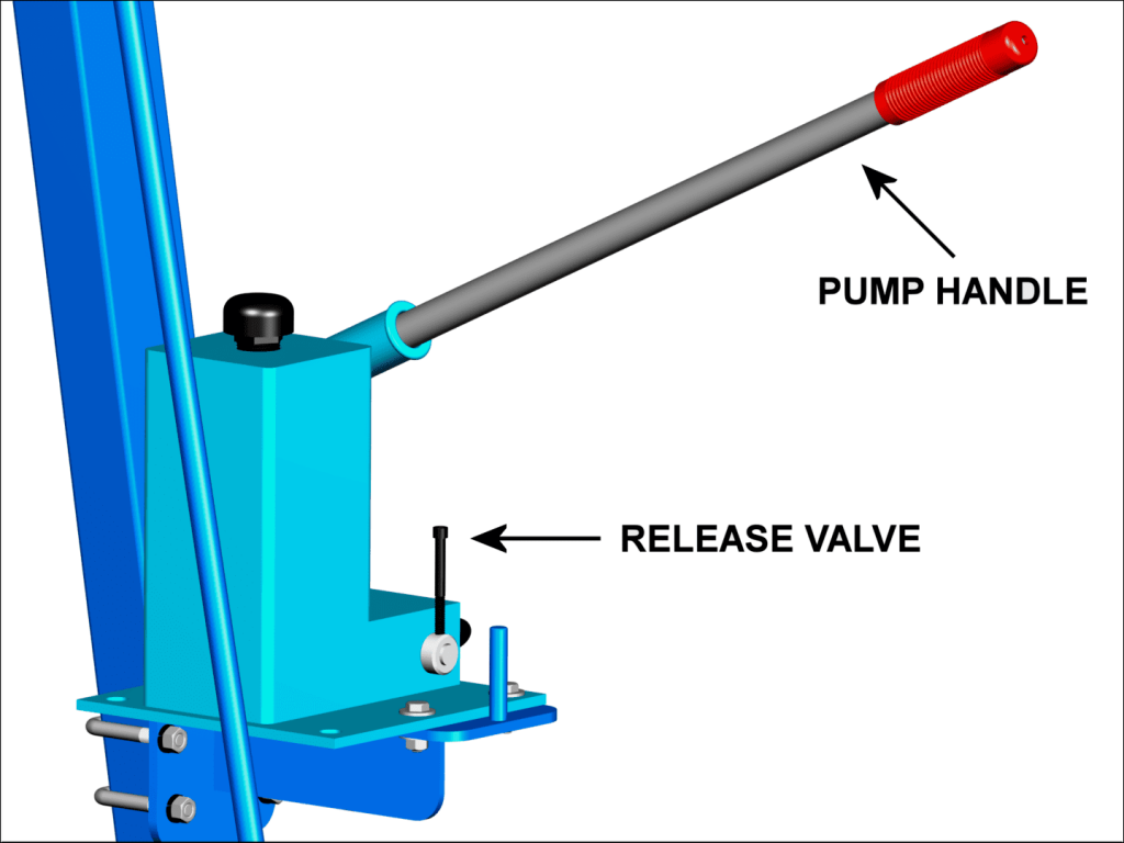 Morse Model 96MK1939P hydraulic hand pump, star • McBradyMcMahon, Inc.